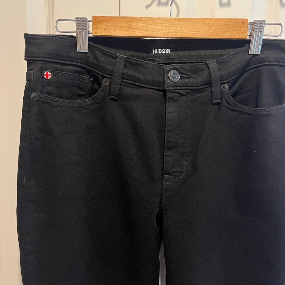 NWT Hudson Black Natalie Midrise Super Skinny Ankle Size 30